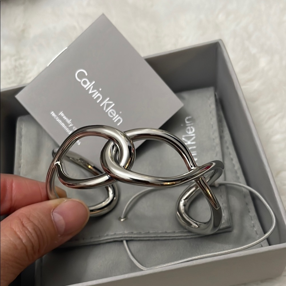 Calvin Klein Silver Knot Bracelet